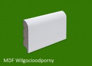 Listwa przypodłogowa MDF biała lakierowana - 80 x 16 R20 PLUS - wilgocioodporna